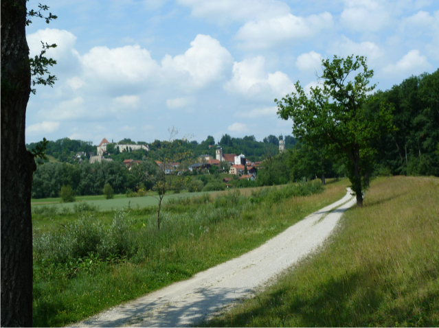 Tittmoning Radweg zur Salzach