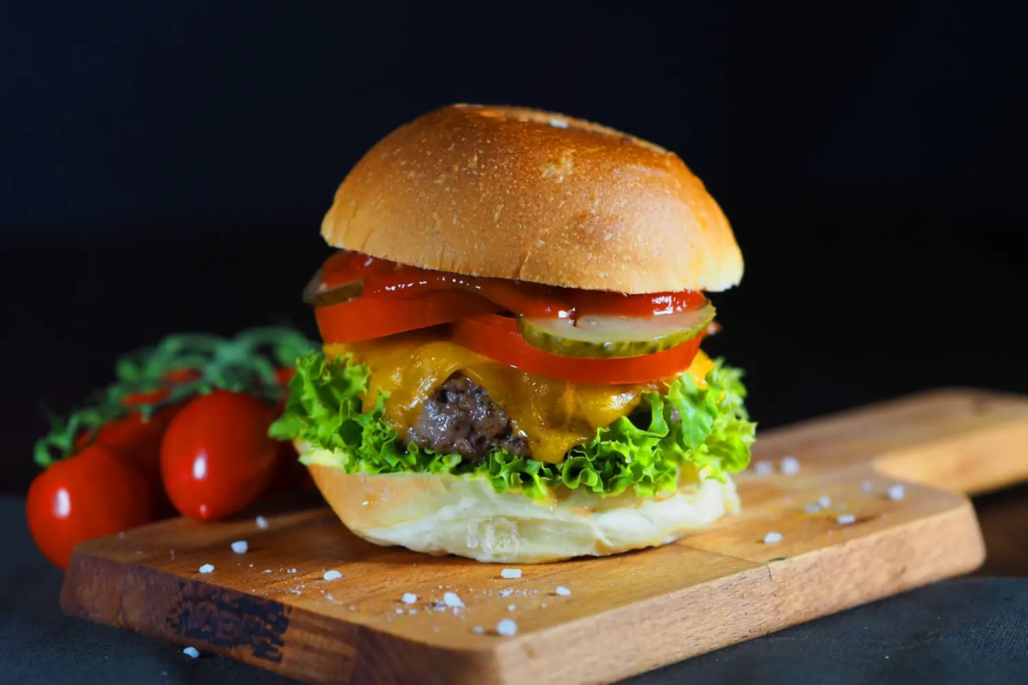 Der klassische Burger aus dem Truck