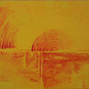 "Orange - Sonnenuntergang" 2014, Acryl mit Struktur, verkauft