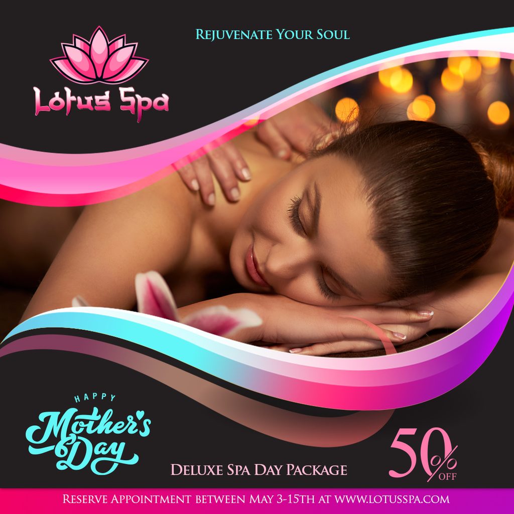 Spa logo and advertisement 