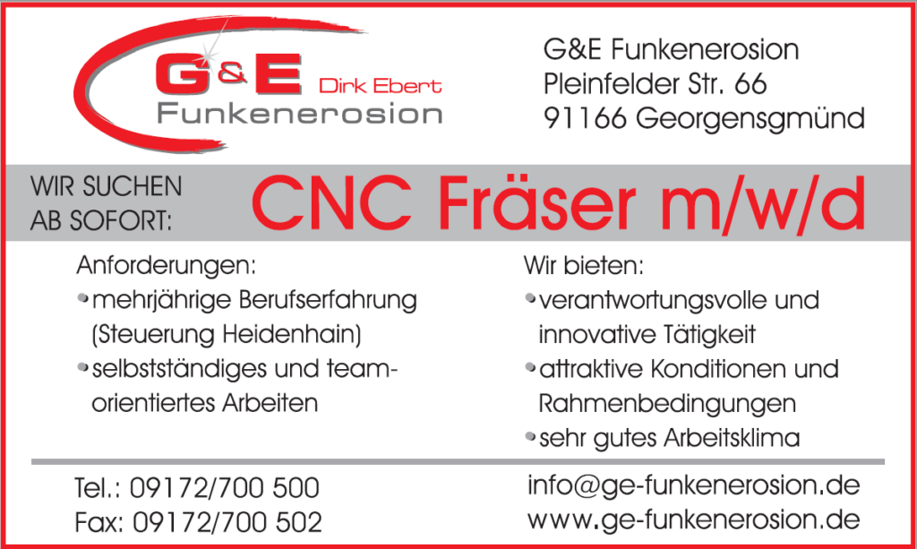 CNC Fräser (m/w/d)