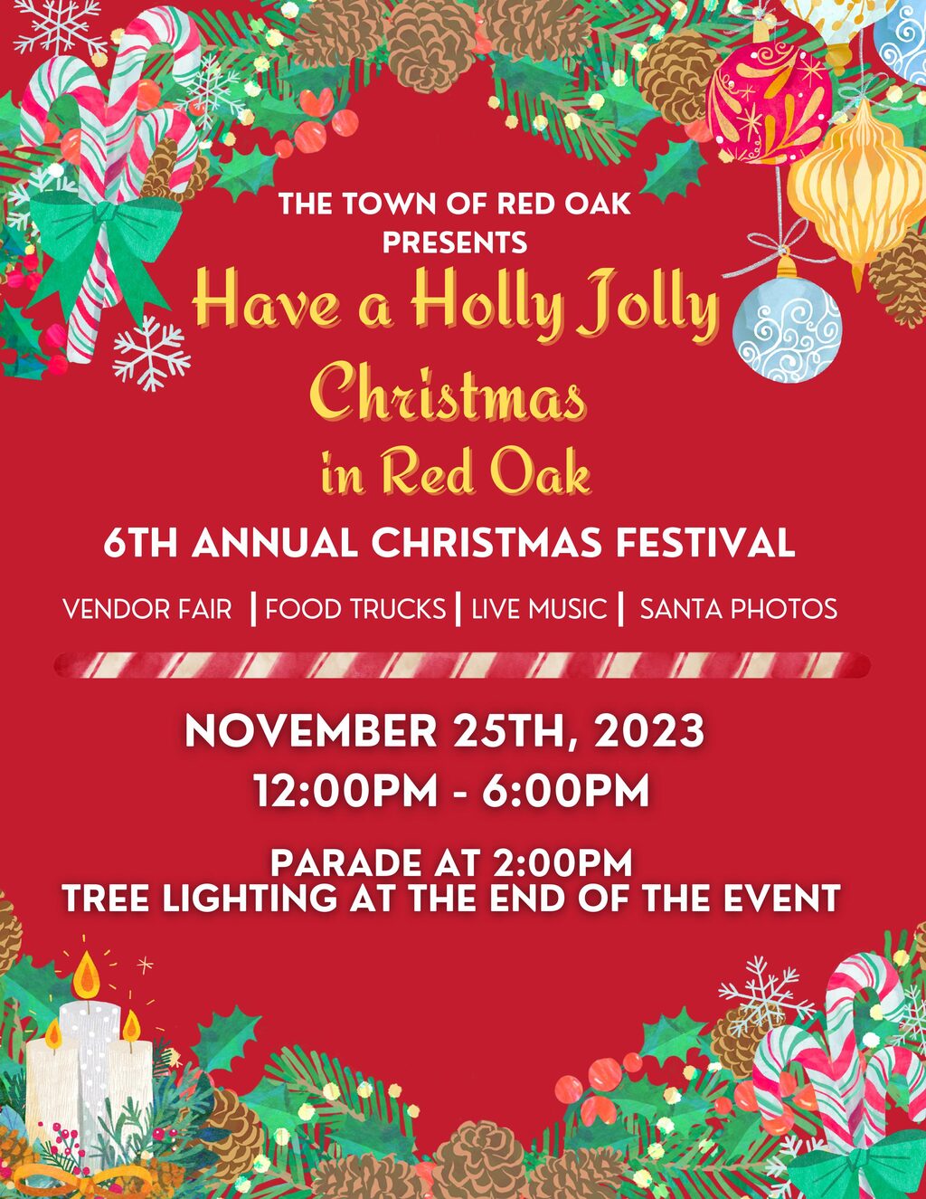 2023 Red Oak Christmas Festival Town of Red Oak, NC