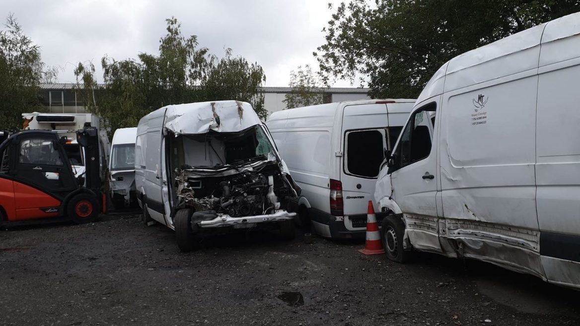 Motorschaden LKW Verschrottung