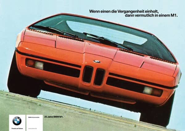 Texter Hamburg textet Jubiläumsmotiv für den BMW M1