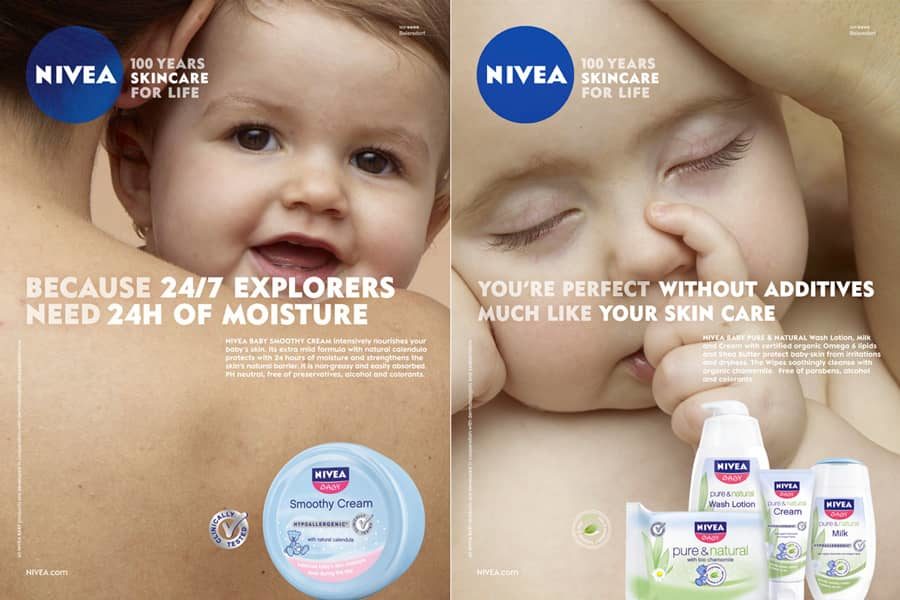 Texter Hamburg textet Headlines für Babypflege