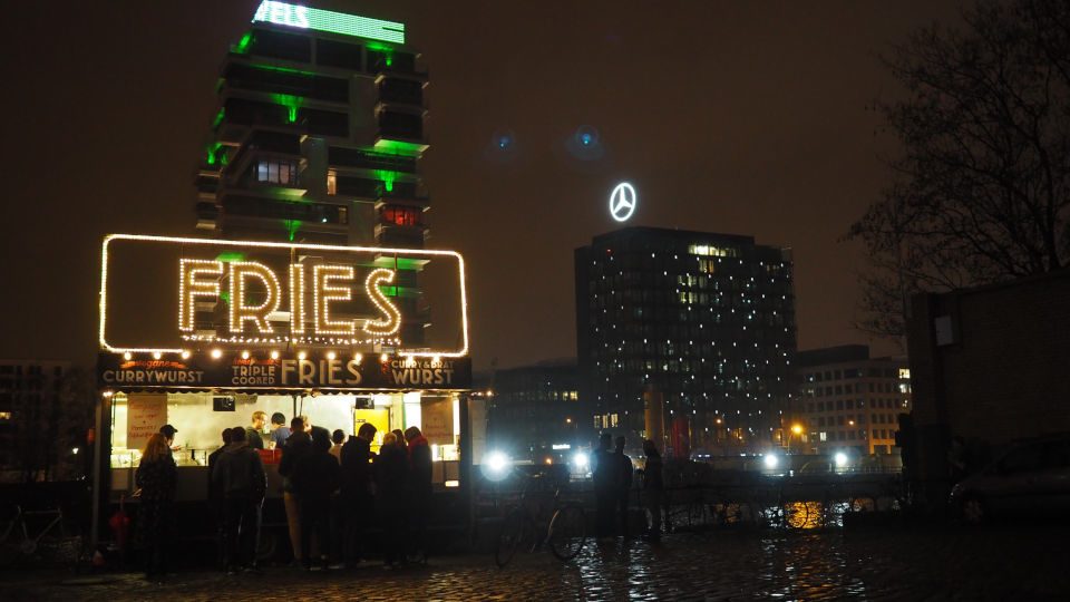 Foodtruck bei der Deivery Hero Weihnachtsfeier