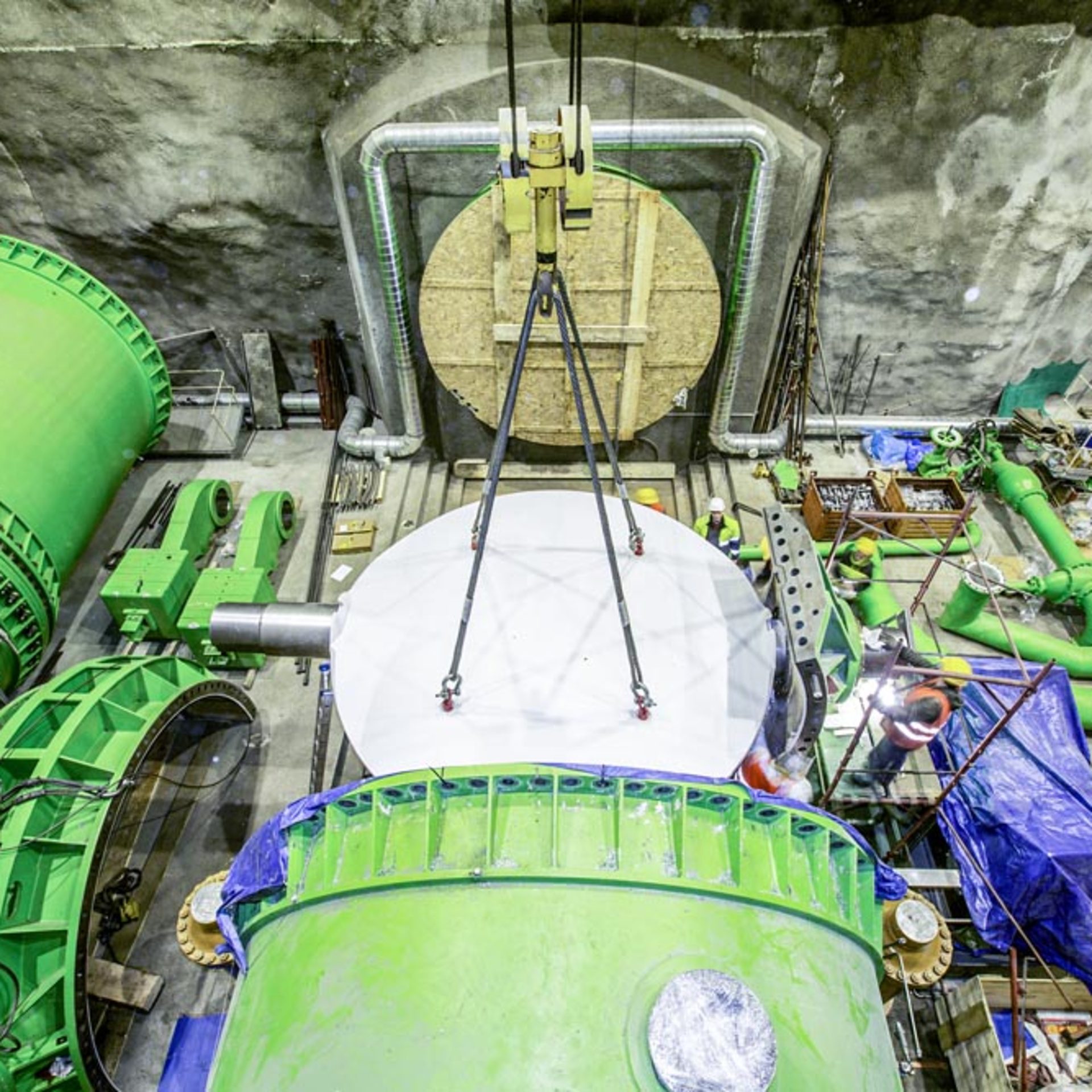 Druckstollen Viaplana. 2013