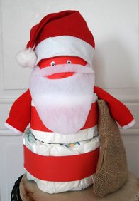 Hier finden Sie Bastelanleitungen fuer handgefertigte ausgefallene Windelfiguren und Windeltorten. Handgefertige Windeltorten finden Sie bei uns auch online zum Bestellen.
