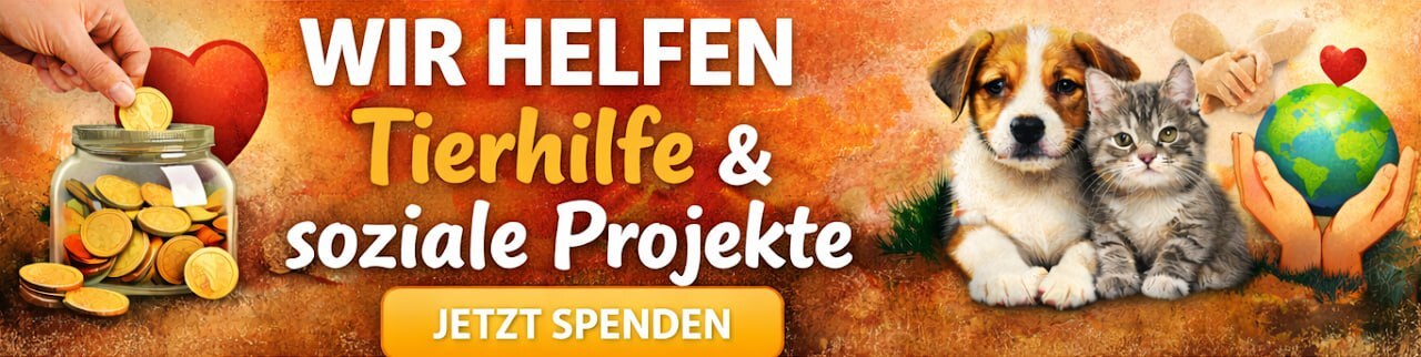 wir helfen! 
Tierhilfe & soziale Projekte
