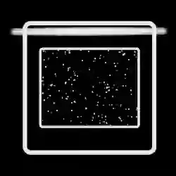 Animation: Entfernung von Staub und Kratzern auf einem Dia