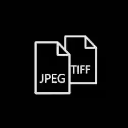 Animation: Auswahl zwischen JPEG und TIFF Dateiformat