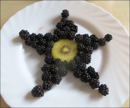 Ananas und anderes Obst dekorativ schneiden, Obst und Gemüse für Kindergeburtstag kreativ schneiden und dekorieren, Tiere aus Obst legen, Wie kriegen Kinder Lust auf Obst? Tipps und Trick, wie Kinder gern Obst und Gemüse essen.