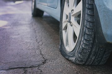 where to get a flat tire fixed near me