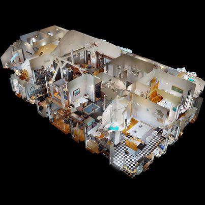 360 Grad Rundgang für ein Ferienhaus an der Müritz