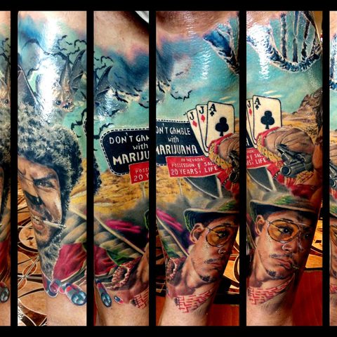 Selfmade Tattoo Berlin Zsofia Belteczky las vegas johnny depp