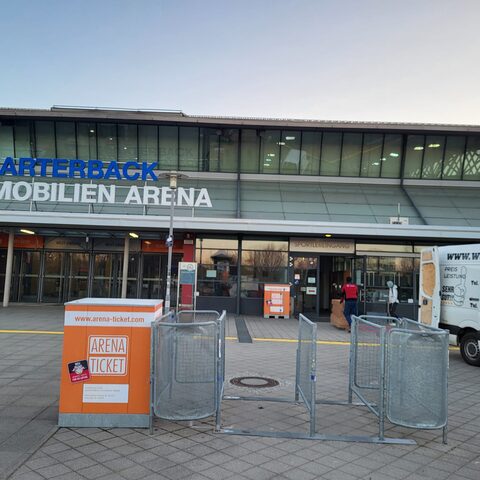 Auftrag in der Quaterback Arena Leipzig