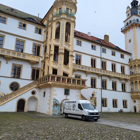 Auftrag im Landratsamt im Schloss Torgau