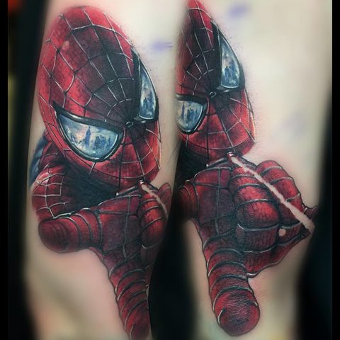 Selfmade Tattoo Berlin Zsofia Belteczky marvel spiderman