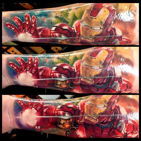 Selfmade Tattoo Berlin Zsofia Belteczky marvel iron man