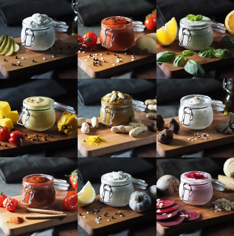 Hausgemachte Pommessaucen