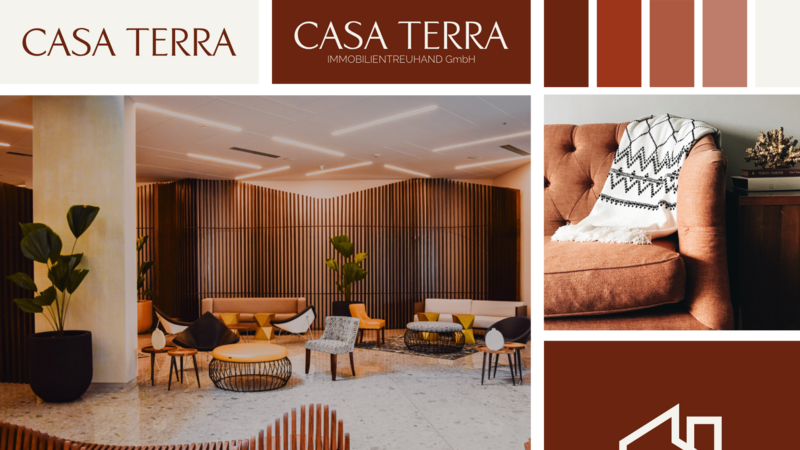 CASA TERRA IMMOBILIENTREUHAND GmbH Branding | Concept, Typography & Design