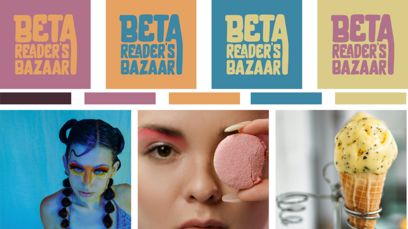 Beta Reader's Bazaar Author's Club Branding | Concept, Typography & Design