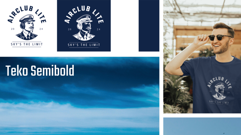 Airclub Lite Pilot's Club Branding | Concept, Typography, Graphic- & Webdesign | https://www.airclublite.at/