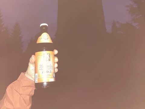 Kornberg | Gipfel 1 - auf dem ersten Gipfel ist es noch dunkel.