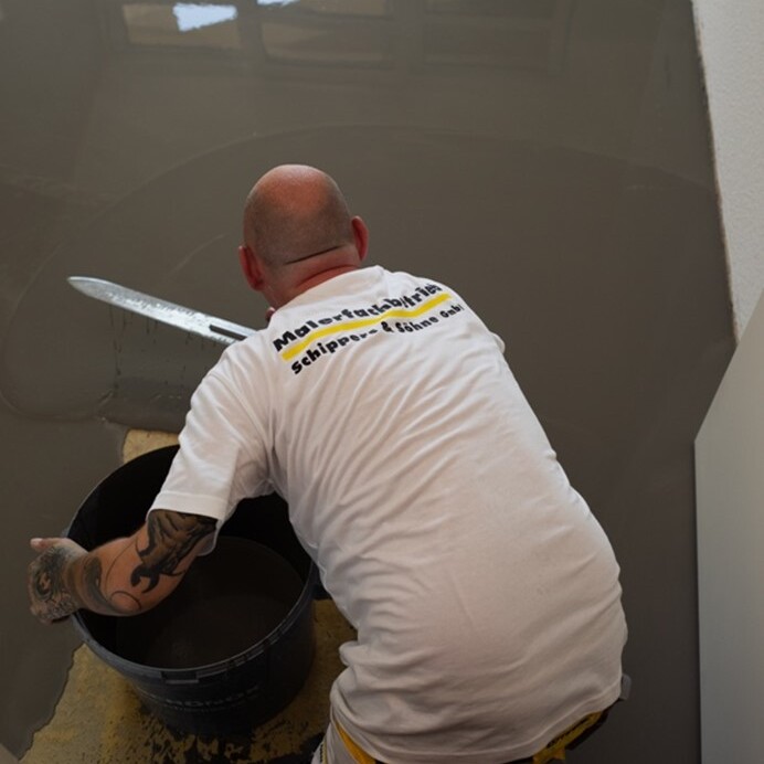 Fußbodenarbeiten in einer Wohnung in Berlin Pankow