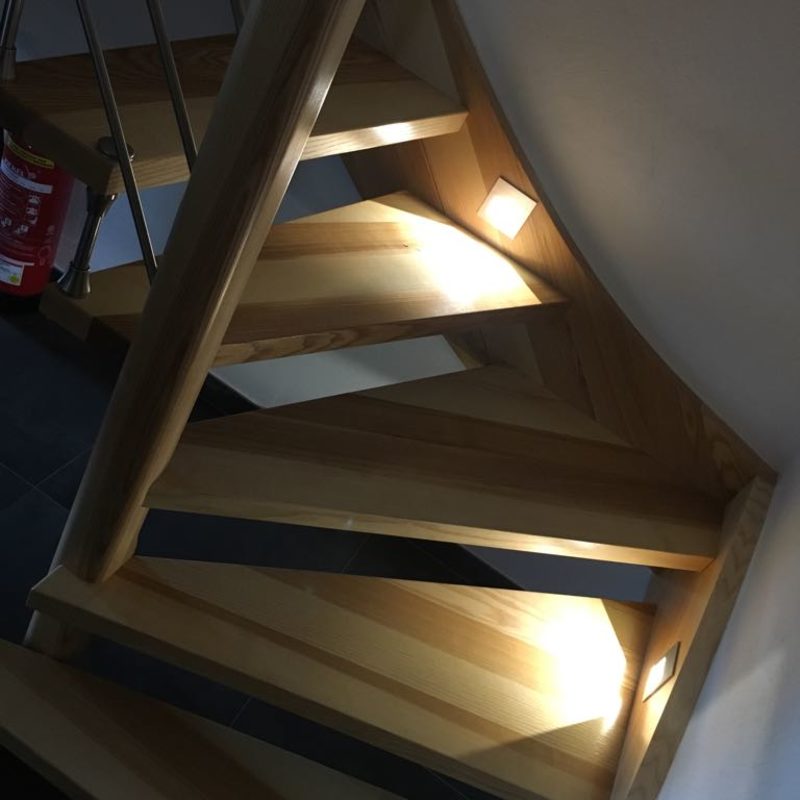 Treppe mit Beleuchtung