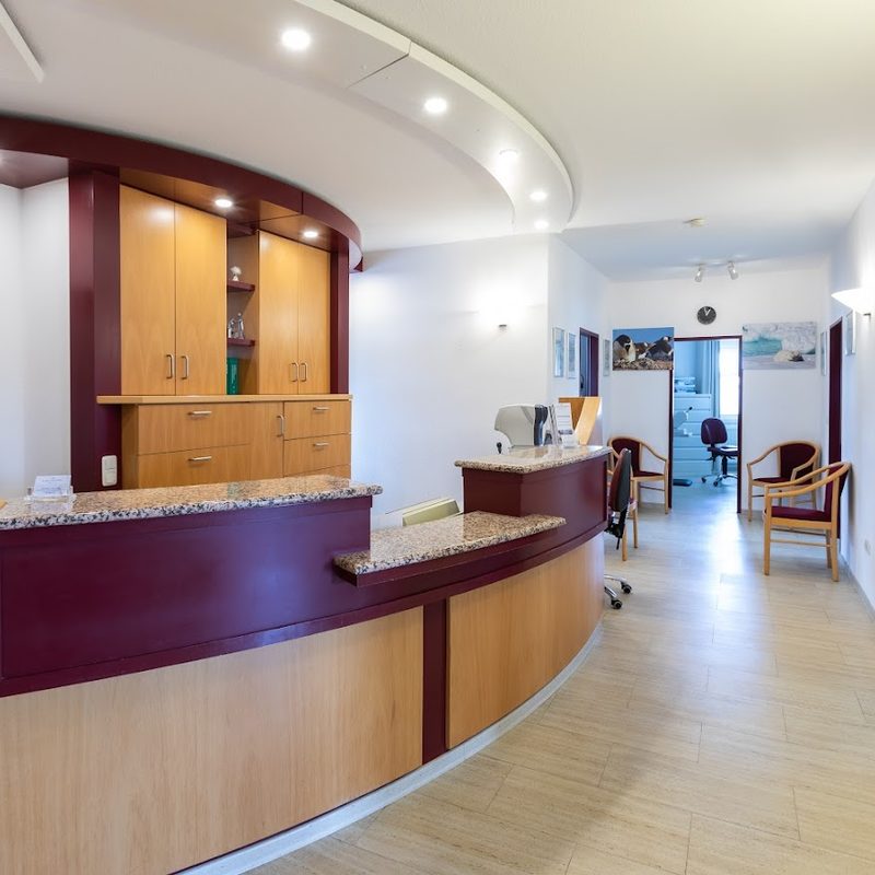 Eingangsbereich der Augenarztpraxis Dr. med. Frank Schönherr 