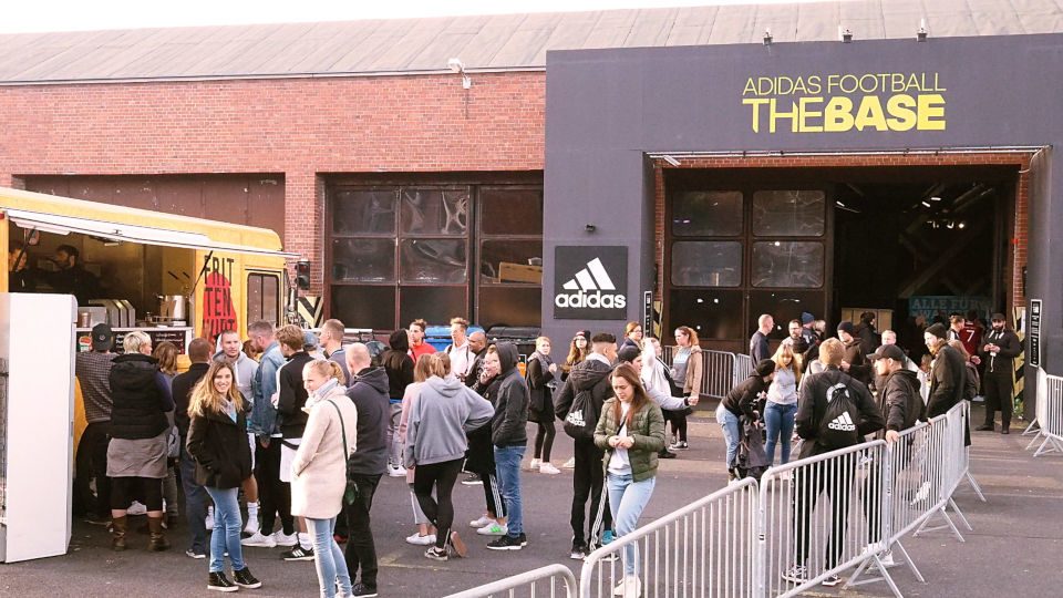 Firmenevent Adidas mit Foodtruck
