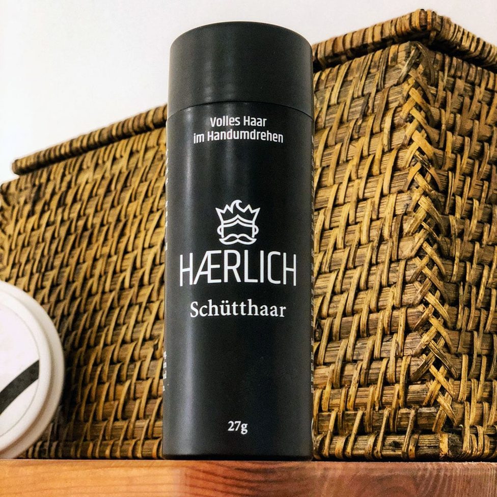 Brand Design und Verpackungsdesign für Hærlich Schütthaar von Werbetexter Daniel Kaesmacher