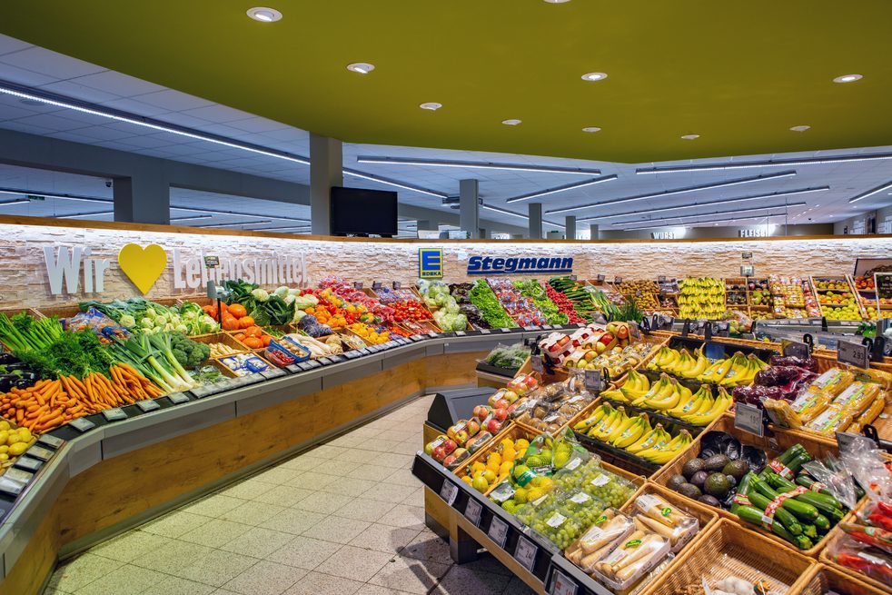 Edeka Stegmann Kissing Obst- und Gemüseabteilung